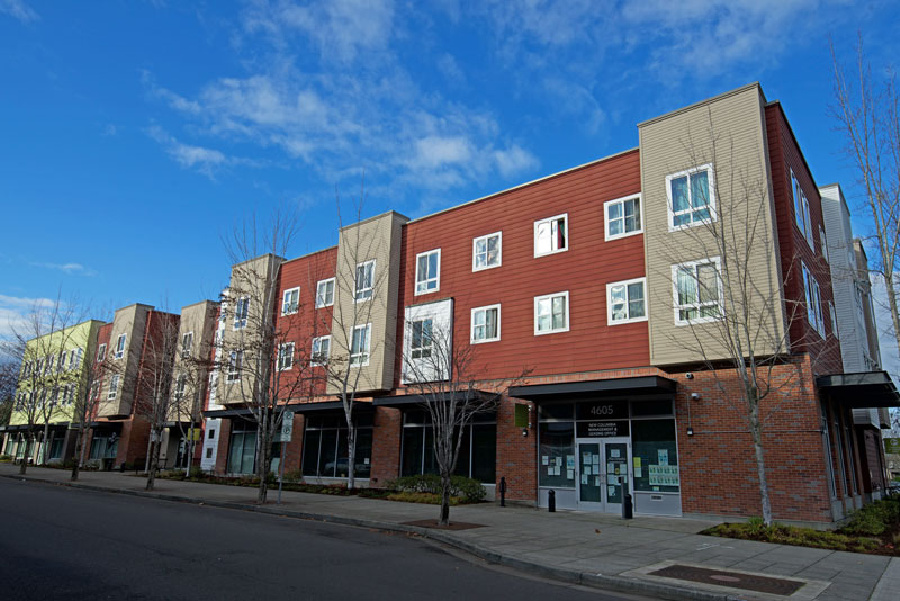 New Columbia apartments in Portland, Oregon